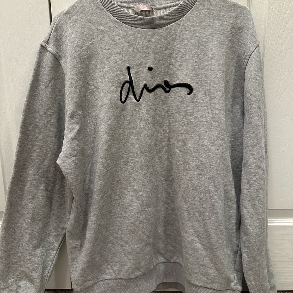 Dior Light Gray Crewneck Sweater